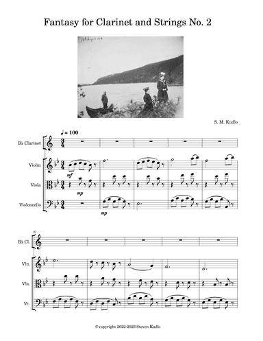 Fantasy-Suite for Clarinet and String Trio #2