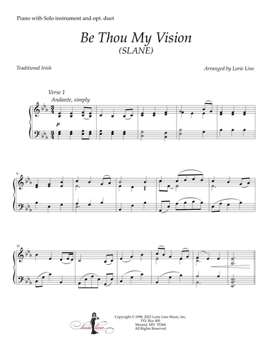 Be Thou My Vision (arr. Lorie Line)