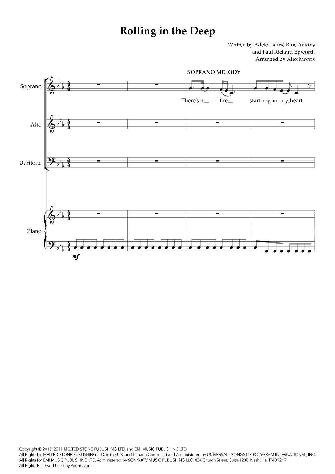 Rolling In The Deep (arr. Alex Morris)