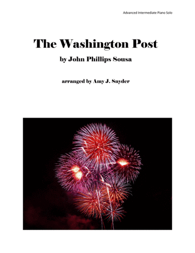 The Washington Post, piano solo (arr. Amy J. Snyder)
