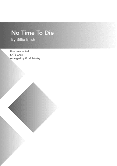 No Time To Die (arr. G. M. Morley)