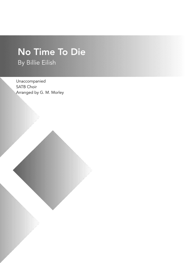 No Time To Die (arr. G. M. Morley)