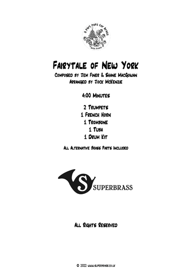 Fairytale Of New York (arr. Jock McKenzie)