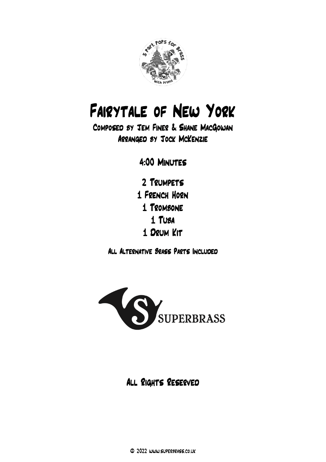 Fairytale Of New York (arr. Jock McKenzie)