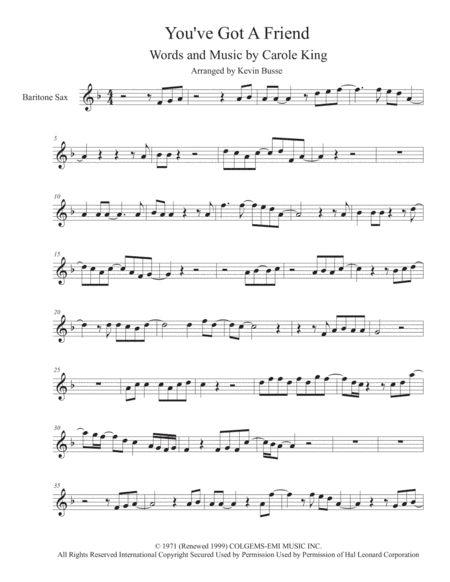 You've Got A Friend (arr. Kevin Busse)