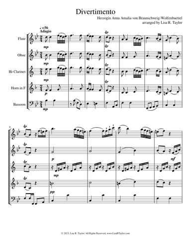 Divertimento (arr. Lisa R. Taylor)