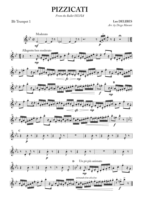 Pizzicati for Brass Quintet (arr. Diego Marani)