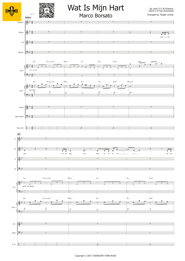 Wat Is Mijn Hart (arr. Rogier Ijmker)