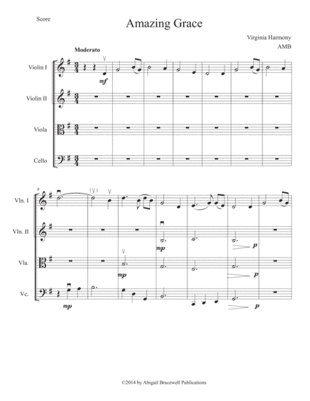 Amazing Grace (arr. Abigail Bracewell)