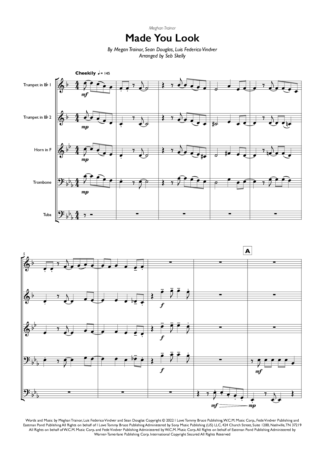 Made You Look (arr. Seb Skelly)
