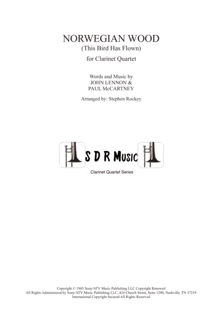 Norwegian Wood (this Bird Has Flown) (arr. Stephen Rockey)