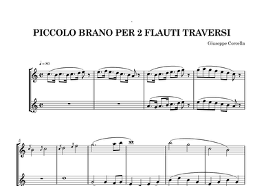 Piccolo Brano per 2 Flauti Traversi, Op. 21 No. 2