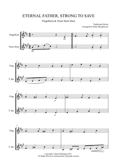 Eternal Father, Strong to Save - Flugelhorn & Tenor Horn Duet (arr. Ellen Macpherson)