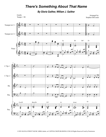 There's Something About That Name (arr. Stephen DeCesare)