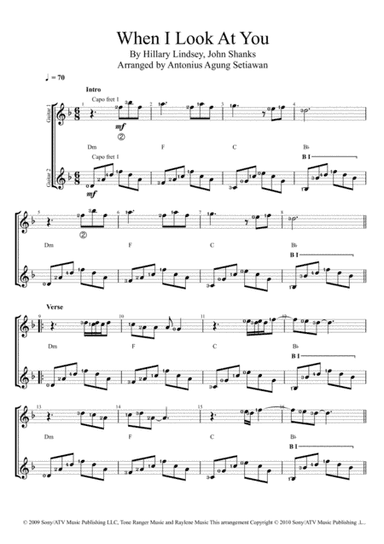 When I Look At You (arr. Antonius Agung Setiawan)