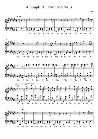 A Simple & Traditional waltz