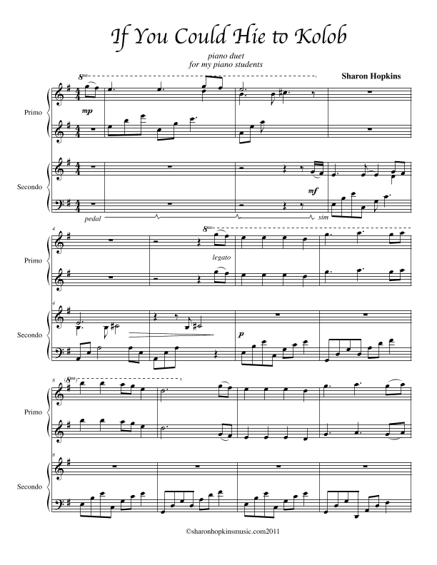 If You Could Hie to Kolob (arr. Sharon Hopkins)