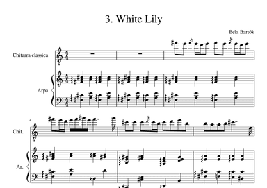 Three Hungarian Folksongs from Csik- "White Lily" (arr. Mary Kay)