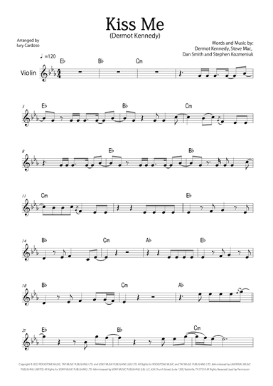 Kiss Me (arr. Iury Cardoso)