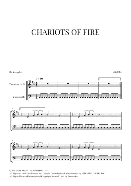Chariots Of Fire (arr. Cadenza Editions)