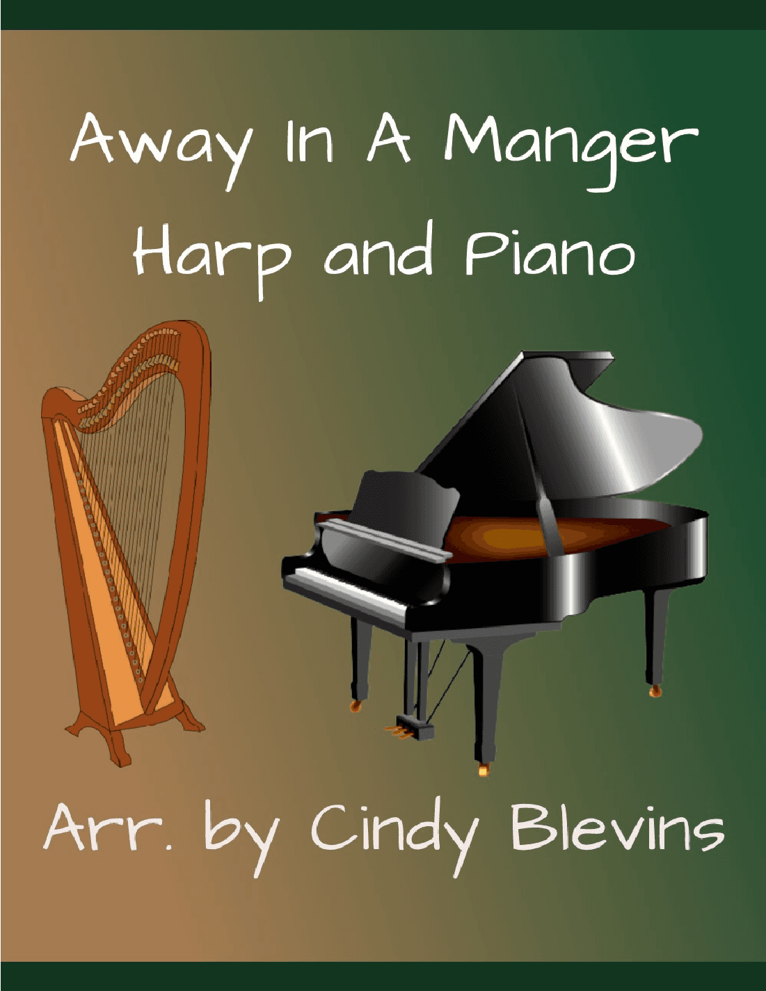 Away In A Manger, Harp and Piano Duet (arr. Cindy Blevins)