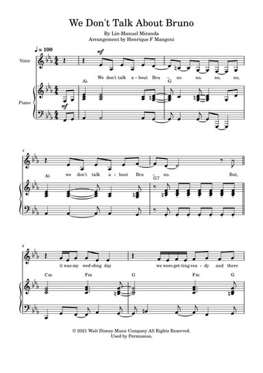 We Don't Talk About Bruno (arr. Henrique F Mangoni)