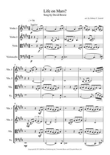 Life On Mars (arr. Johnny C. Leavitt)