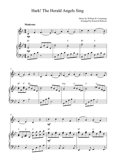 Hark! The Herald Angels Sing (arr. Kaiserin Rebecca)