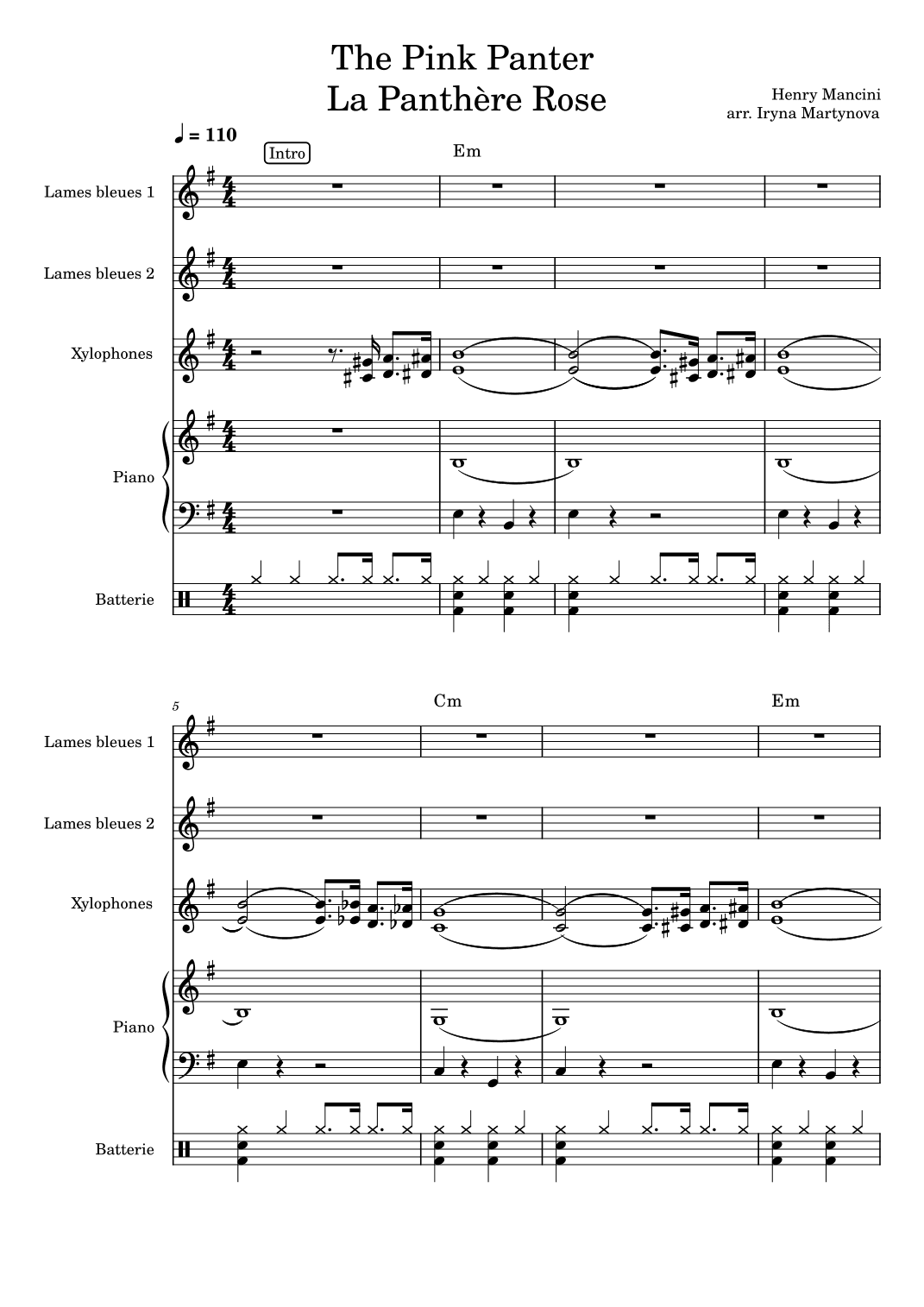 The Pink Panther - Score Only (arr. Iryna Martynova)