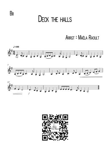 Deck the halls (arr. Maëla Raoult)