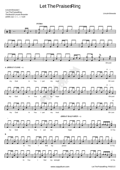 Let The Praises Ring (arr. COPYDRUM)