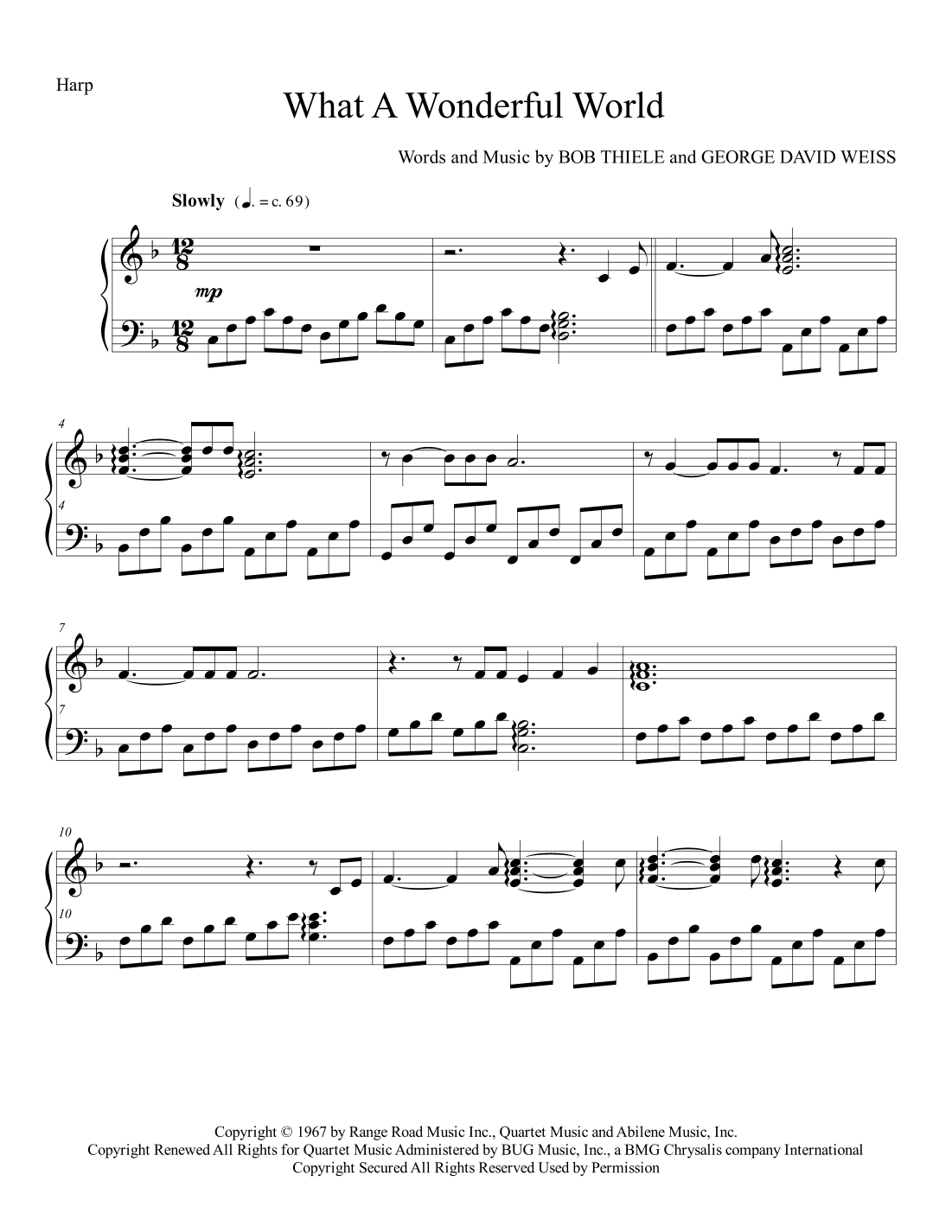 What A Wonderful World (arr. Kim Kirkman)