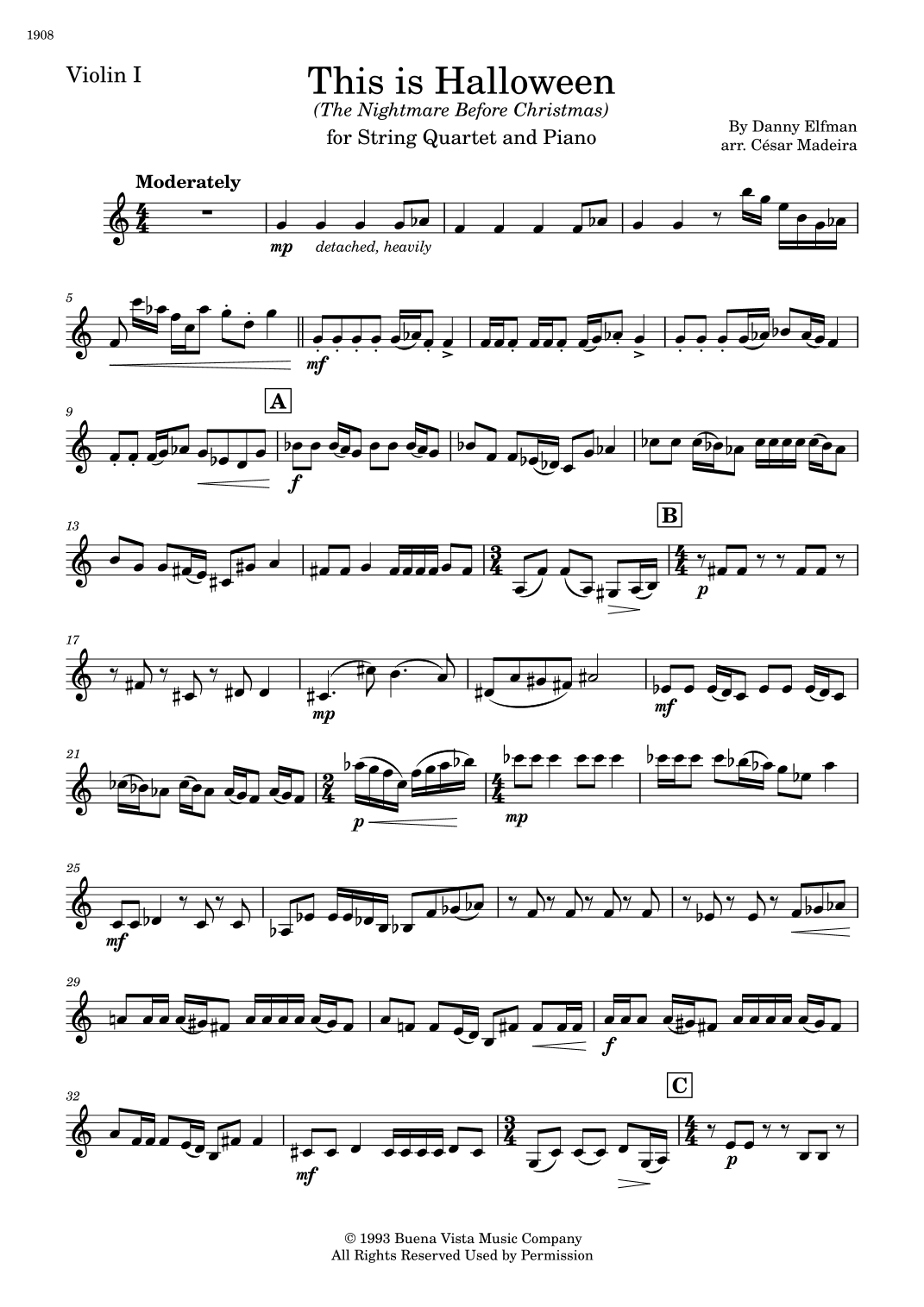 This Is Halloween (arr. César Madeira)