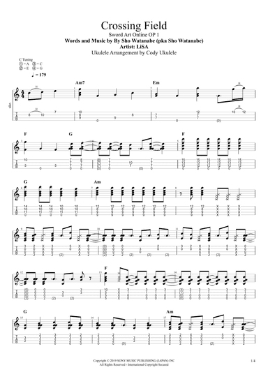 Crossing Field (arr. Cody Ukulele)