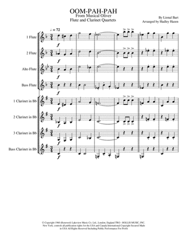 Oom-pah-pah (arr. Hadley Hazen)