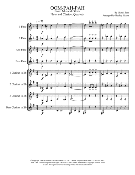 Oom-pah-pah (arr. Hadley Hazen)