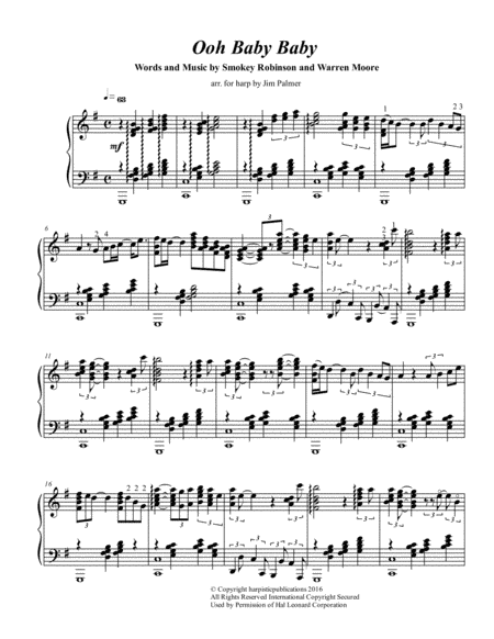 Ooo Baby Baby (arr. Jim Palmer)