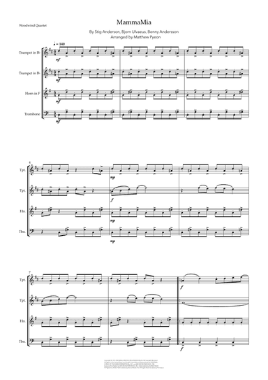 Mamma Mia (arr. Matthew pyeon)