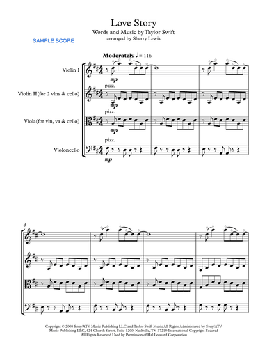 Love Story (arr. Sherry Lewis)