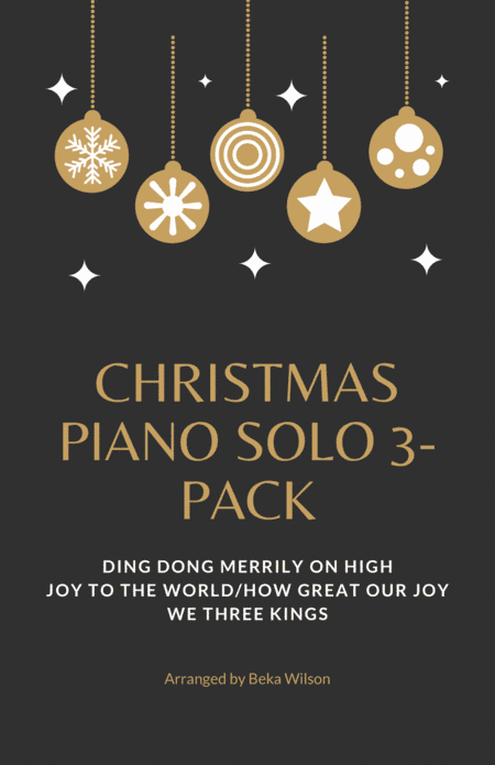 Christmas Piano Solo 3-Pack (arr. Beka Wilson)
