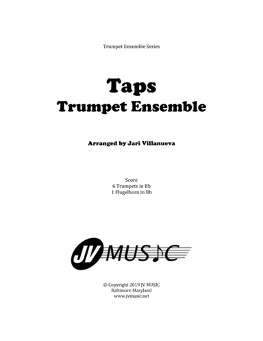 Taps for Solo Bugle and Trumpet Ensemble (arr. Jari Villanueva)
