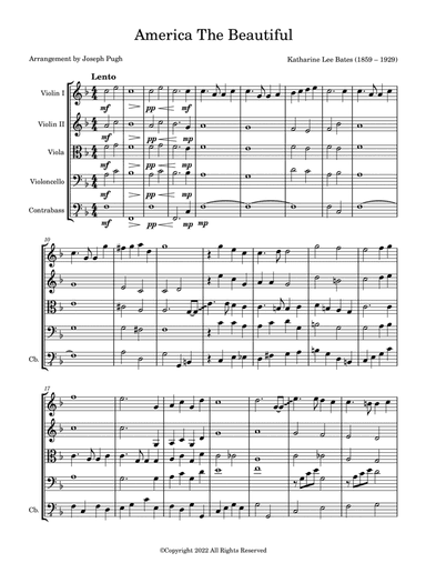 America The Beautiful (arr. Joseph Pugh)