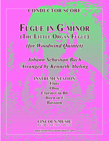 Bach - Fugue in G minor - "Little Organ Fugue" (for Woodwind Quintet) (arr. Kenneth Abeling)
