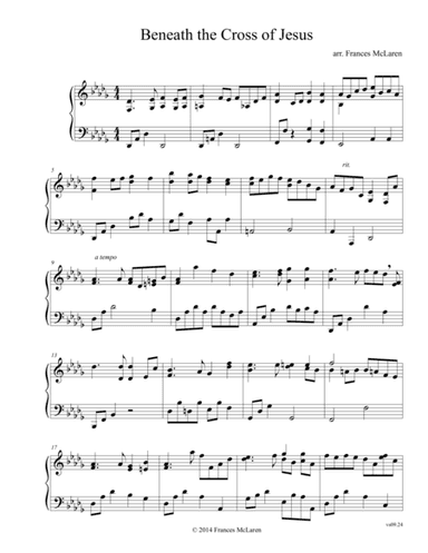 Beneath the Cross of Jesus (arr. Frances McLaren)