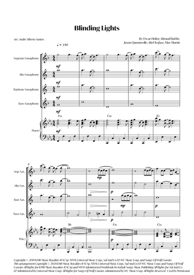 Blinding Lights (arr. André Alberto Santos)