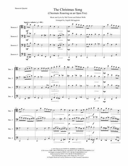 The Christmas Song (Chestnuts Roasting On An Open Fire) (arr. Angela Salvaggione)