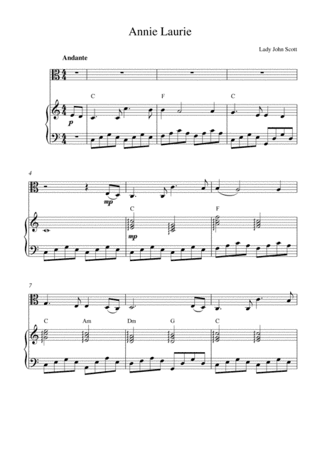 Annie Laurie (arr. Kaiserin Rebecca)