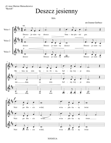 Deszcz jesienny (Polish patriotic song)