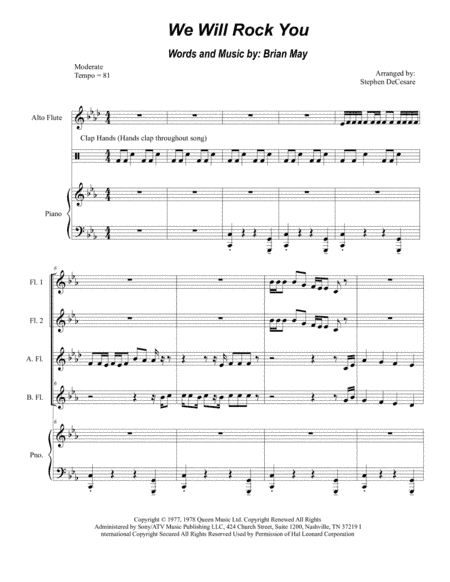 We Will Rock You (arr. Stephen DeCesare)