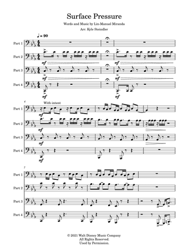 Surface Pressure (arr. Kyle Steindler)